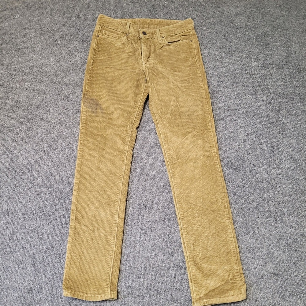 Levi's Corduroy Pants Mens Size 30x29 Tan Khaki Straight Leg Casual Workwear 511